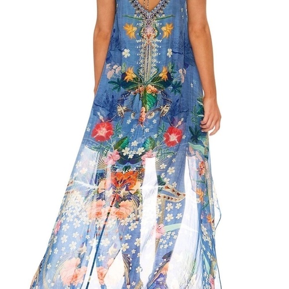 Camilla flared mini skill embellished sheer overlay dress- size s worn once !!! - Picture 7 of 13